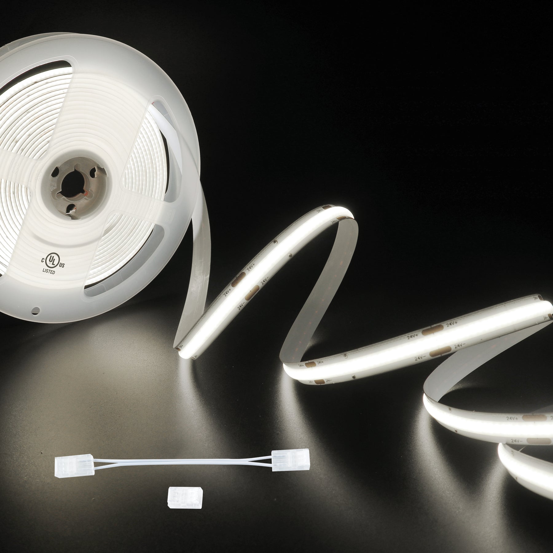 20FT - 24V LED COB Strip Light - Cuttable - Connectors Included — Parmida  LED Technologies